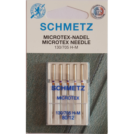 SCHMETZ AIGUILLES POUR SOIE & MICROFIBRE 80