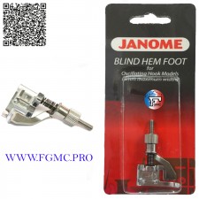 JANOME OURLET AVEUGLE PIED AJUSTABLE METAL