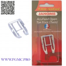 JANOME ACUFEED OPEN TOE FOOT TWIN UD