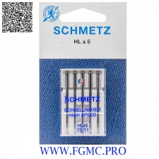 SCHMETZ AIGUILLE BLX5 HLx5 NM75