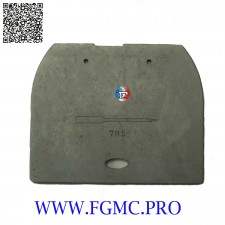 PLAQUE GLISSIERE NAUMANN