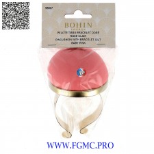BRACELET PELOTE ROSE CLAIR