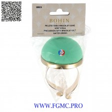 BRACELET PELOTE VERT D\'EAU