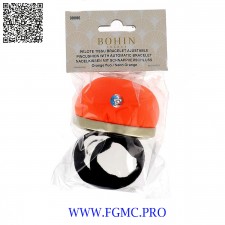 PELOTE TISSU ORANGE FLUO