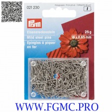 EPINGL FER 0.65x16mmx25g