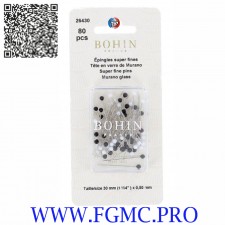 EPINGLES VERRE 30x0.5mm x 80