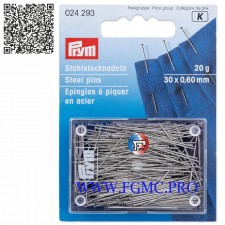 EPINGL N°6 ACIER 0.6x30mmx20gr