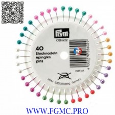 EPINGL TETE PERLE ASSORTIS