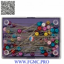 EPINGL TETE PERLE ASSORTI x10g