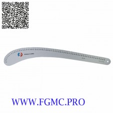 REGLE POUR CONTOURS EN ALUMINIUM 60CM