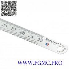 REGLE FORMAT ACIER 30cm/300mm
