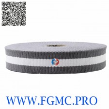 SANGLE COTON 30MM BICOLOR x15M