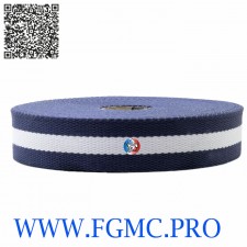 SANGLE COTON 30MM BICOLOR x15M