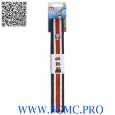 SANGLE SACS 40mm BLEU/BLC/RGE