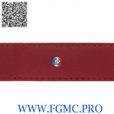 SANGLE SIMILI 30MM LARGE x6M.ROUGE