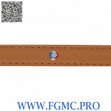 SANGLE SIMILI 15MM LARGE x6M MARRON