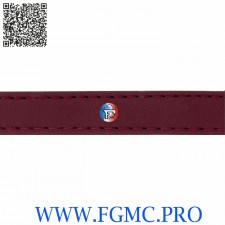SANGLE SIMILI 15MM LARGE x6M.ROUGE