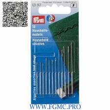 AIGUILLE COUDRE ASSORT ARGENT x12