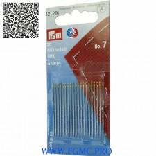 AIGUILLE COUDRE LONG N°7 0.7x37mmx20