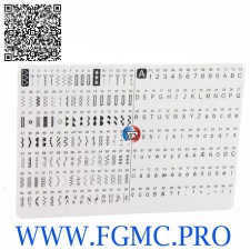 PLAQUE DE POINTS COUTURE