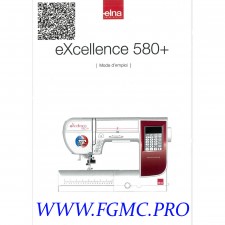 LIVRE INSTRUCTION ELNA 580+ FR