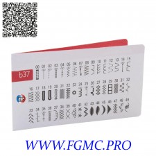 CARTE POINTS COUTURE B37