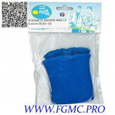 POIGNETS BLOUSONS BLEU ROYAL
